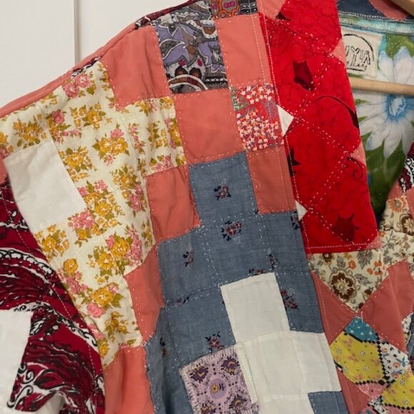 One of a Kind Aiyia Quilted Kimono Style Jacket - Picture 5 of 14